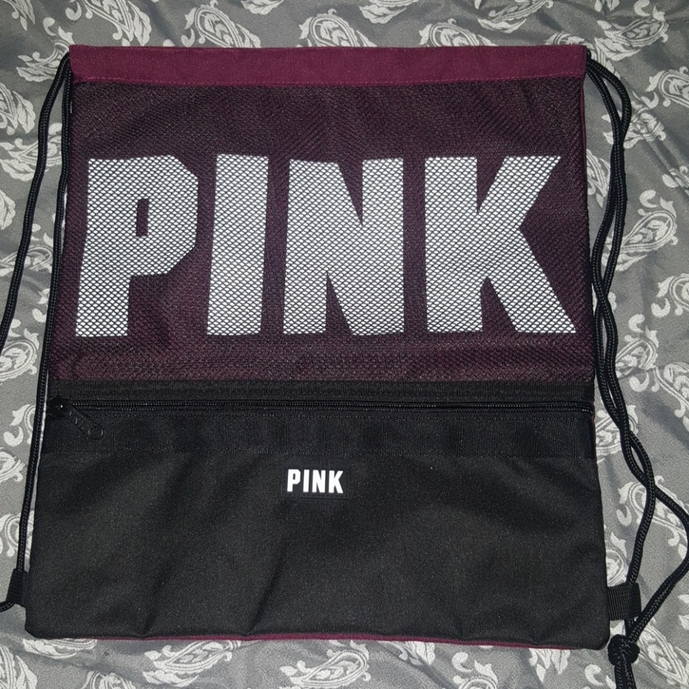 PINK drawstring backpack